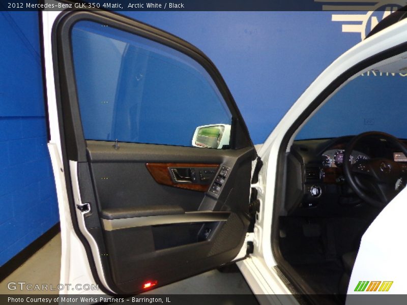 Arctic White / Black 2012 Mercedes-Benz GLK 350 4Matic