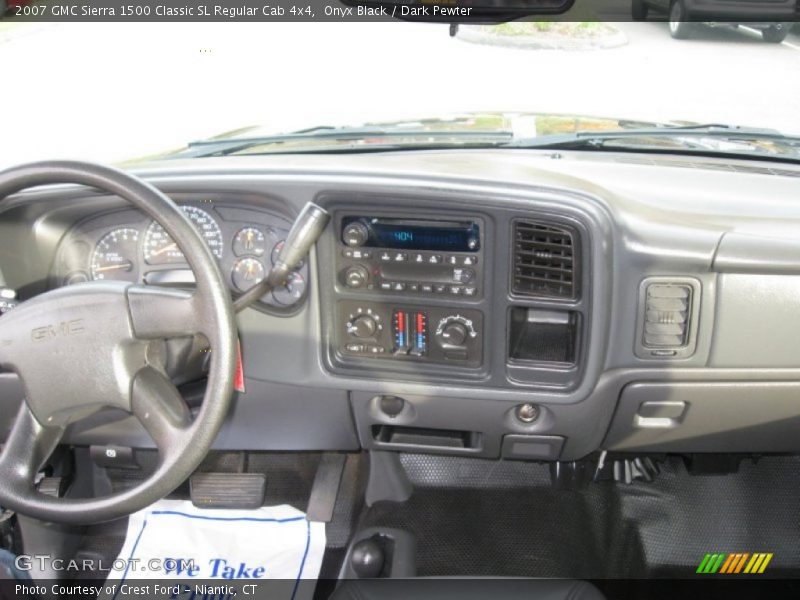 Onyx Black / Dark Pewter 2007 GMC Sierra 1500 Classic SL Regular Cab 4x4