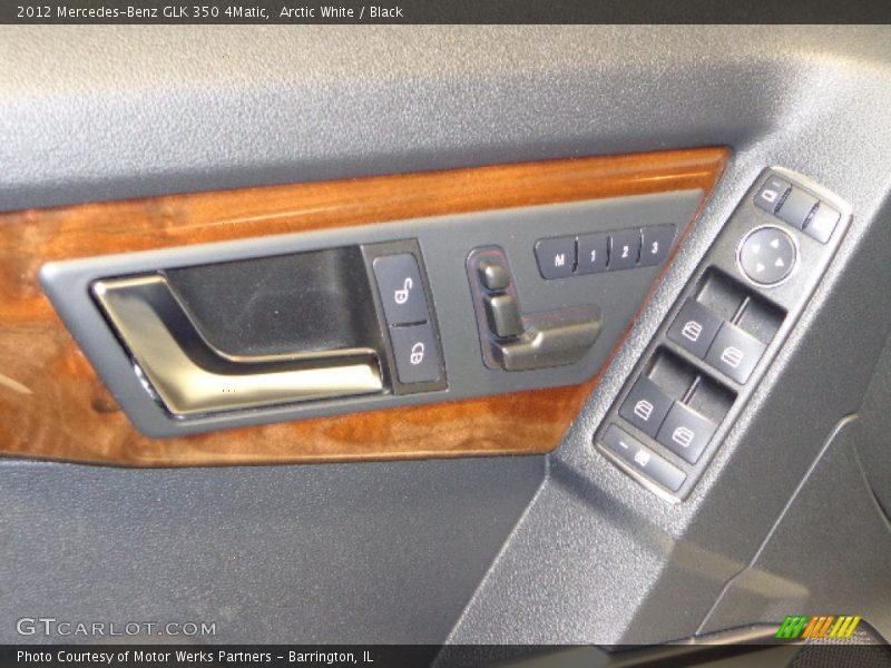 Arctic White / Black 2012 Mercedes-Benz GLK 350 4Matic