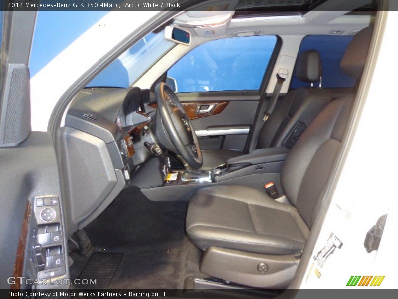 Arctic White / Black 2012 Mercedes-Benz GLK 350 4Matic