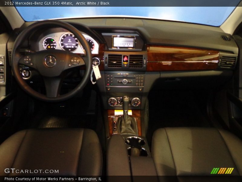 Arctic White / Black 2012 Mercedes-Benz GLK 350 4Matic