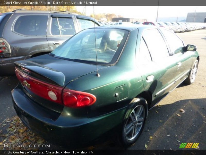 Dark Green Metallic / Neutral 2004 Chevrolet Cavalier Sedan