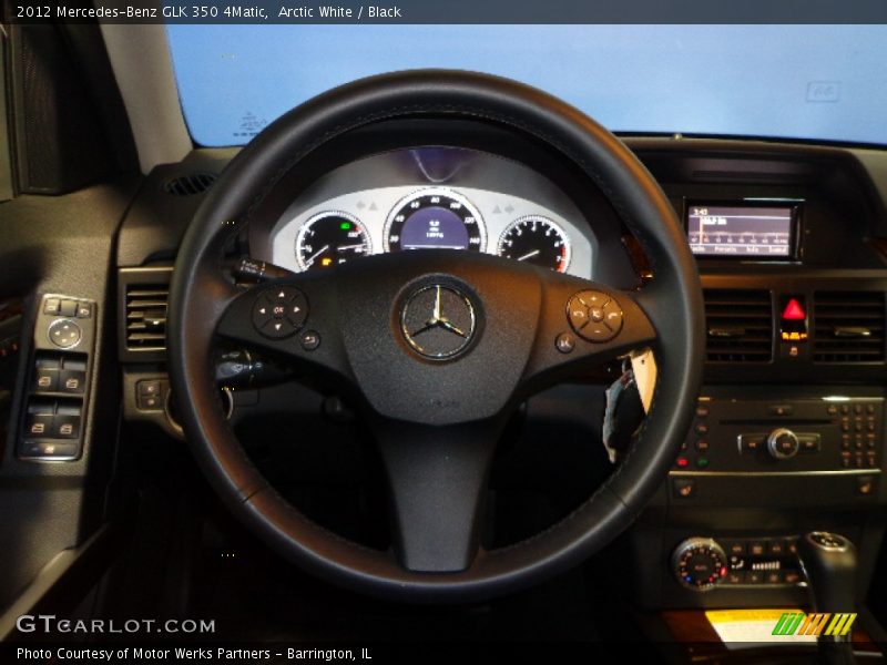 Arctic White / Black 2012 Mercedes-Benz GLK 350 4Matic