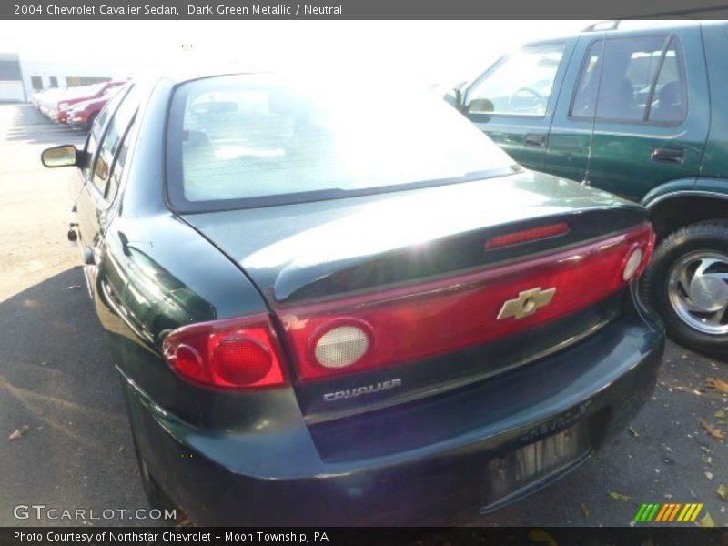Dark Green Metallic / Neutral 2004 Chevrolet Cavalier Sedan