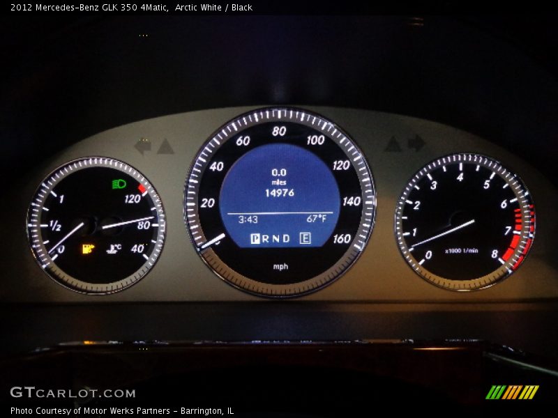 Arctic White / Black 2012 Mercedes-Benz GLK 350 4Matic