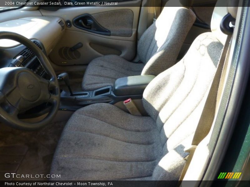 Dark Green Metallic / Neutral 2004 Chevrolet Cavalier Sedan