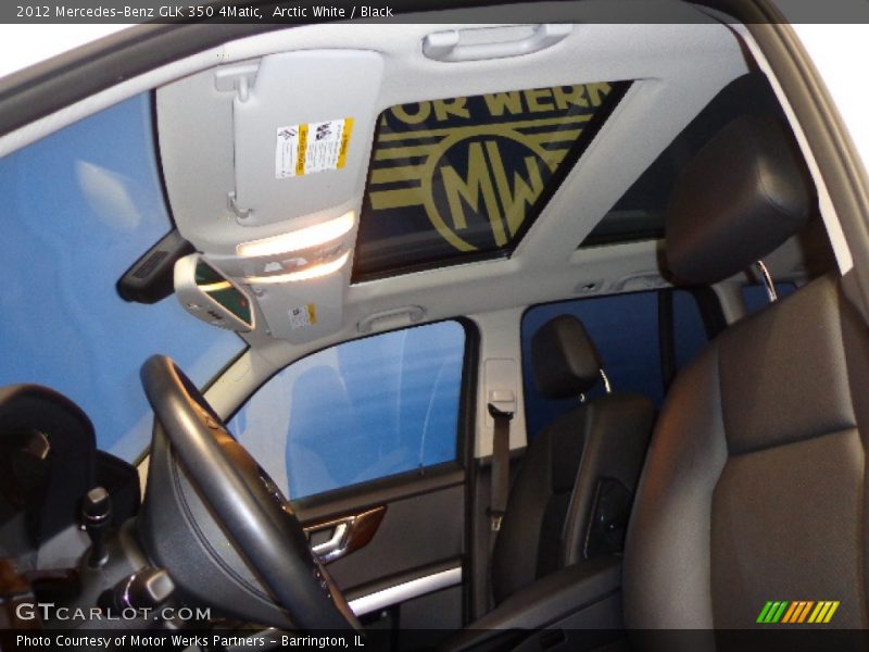 Arctic White / Black 2012 Mercedes-Benz GLK 350 4Matic