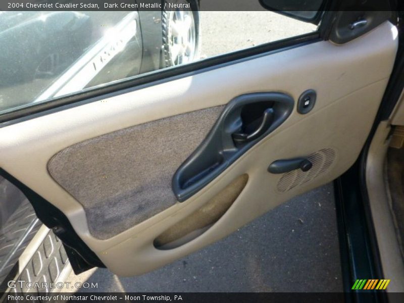 Dark Green Metallic / Neutral 2004 Chevrolet Cavalier Sedan