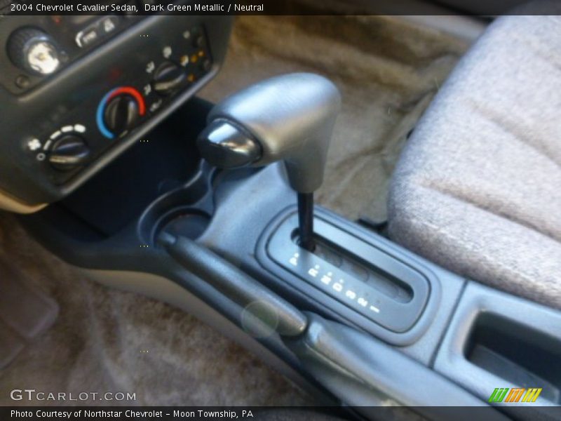Dark Green Metallic / Neutral 2004 Chevrolet Cavalier Sedan