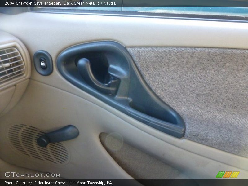 Dark Green Metallic / Neutral 2004 Chevrolet Cavalier Sedan