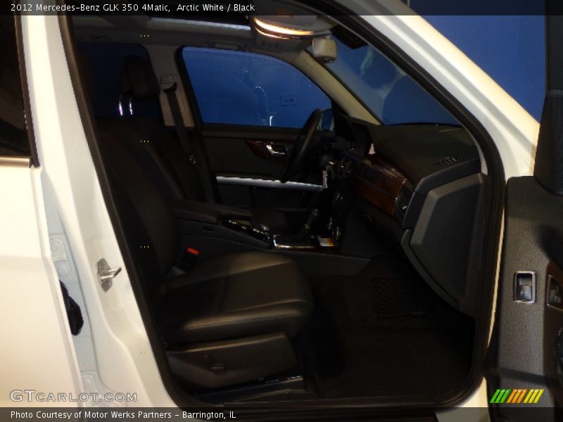 Arctic White / Black 2012 Mercedes-Benz GLK 350 4Matic