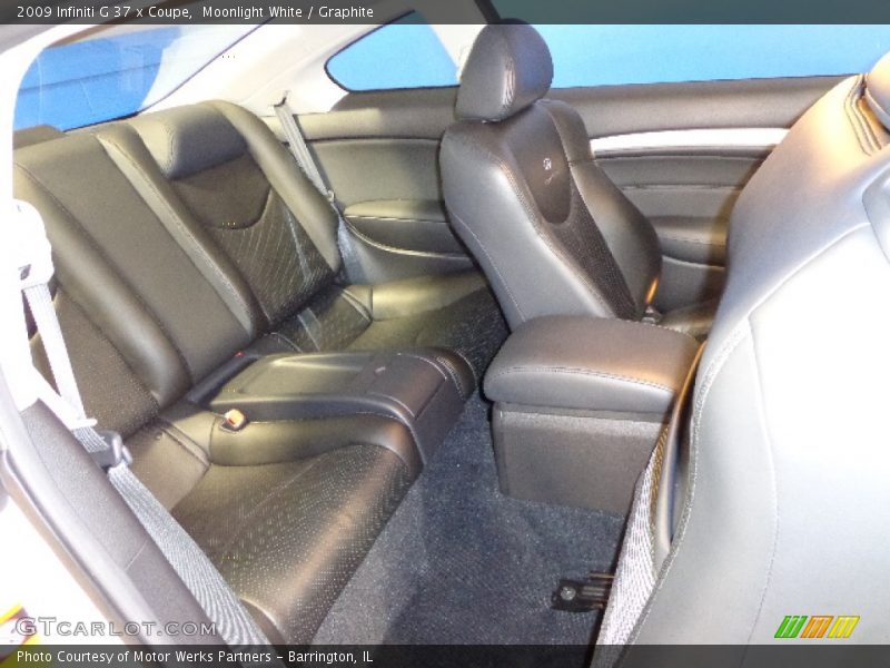 Moonlight White / Graphite 2009 Infiniti G 37 x Coupe