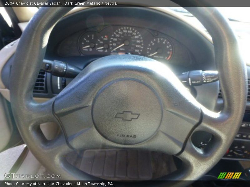 Dark Green Metallic / Neutral 2004 Chevrolet Cavalier Sedan