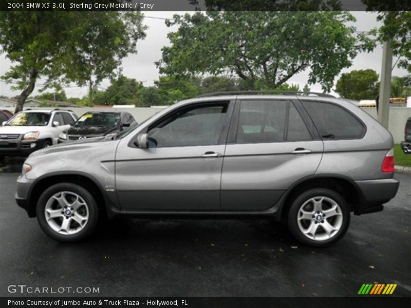 Sterling Grey Metallic / Grey 2004 BMW X5 3.0i