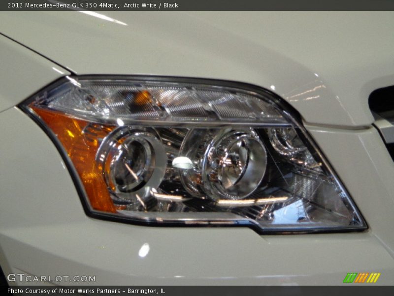 Arctic White / Black 2012 Mercedes-Benz GLK 350 4Matic