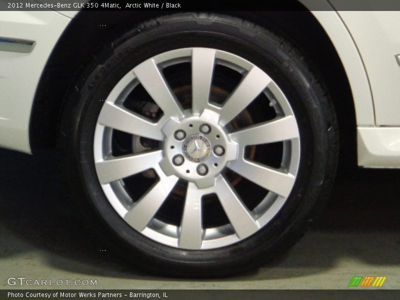 Arctic White / Black 2012 Mercedes-Benz GLK 350 4Matic