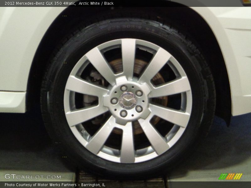 Arctic White / Black 2012 Mercedes-Benz GLK 350 4Matic