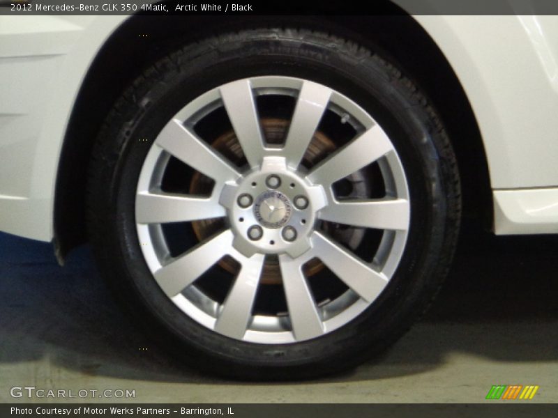 Arctic White / Black 2012 Mercedes-Benz GLK 350 4Matic