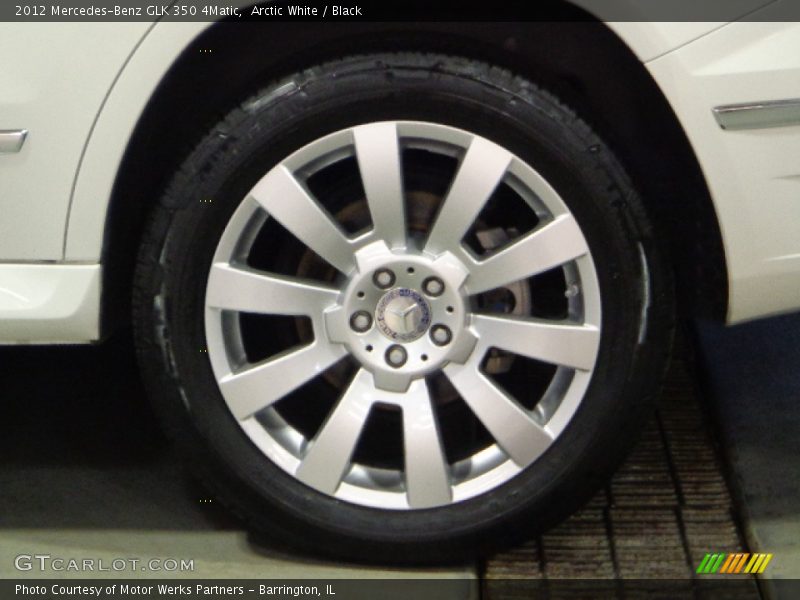 Arctic White / Black 2012 Mercedes-Benz GLK 350 4Matic