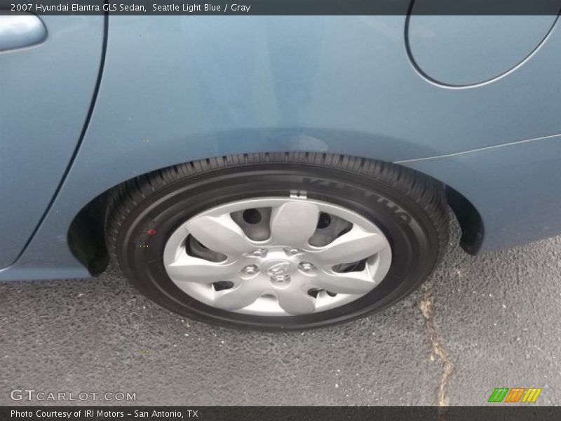 Seattle Light Blue / Gray 2007 Hyundai Elantra GLS Sedan