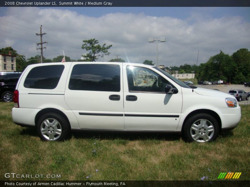 Summit White / Medium Gray 2008 Chevrolet Uplander LS