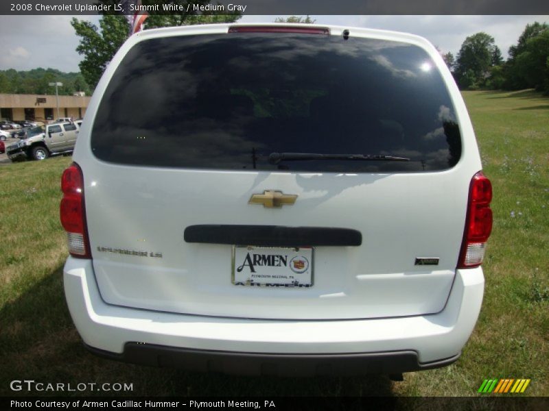 Summit White / Medium Gray 2008 Chevrolet Uplander LS