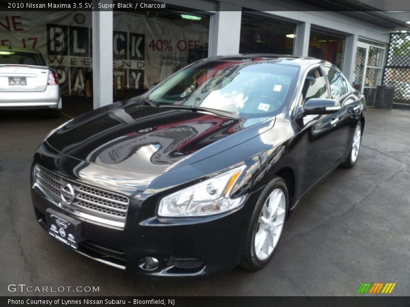 Super Black / Charcoal 2010 Nissan Maxima 3.5 SV