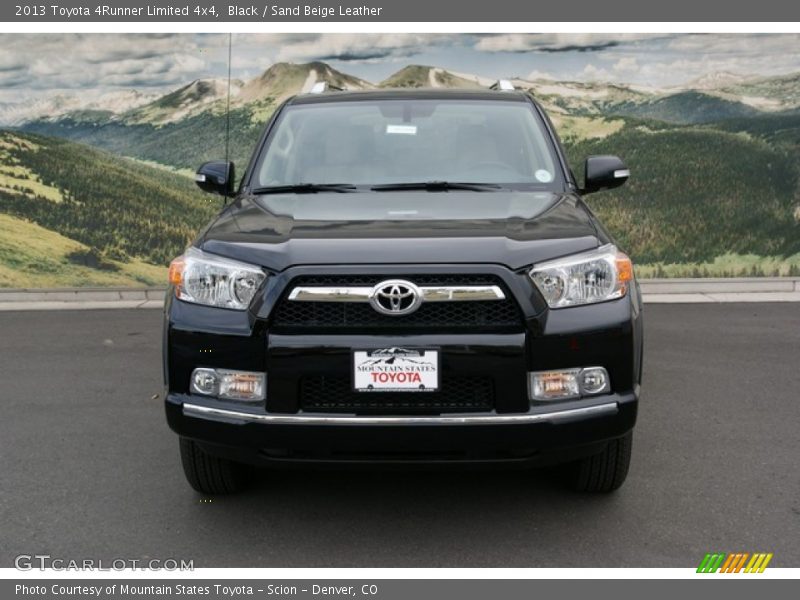 Black / Sand Beige Leather 2013 Toyota 4Runner Limited 4x4