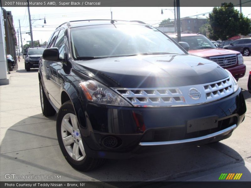 Super Black / Charcoal 2007 Nissan Murano S AWD