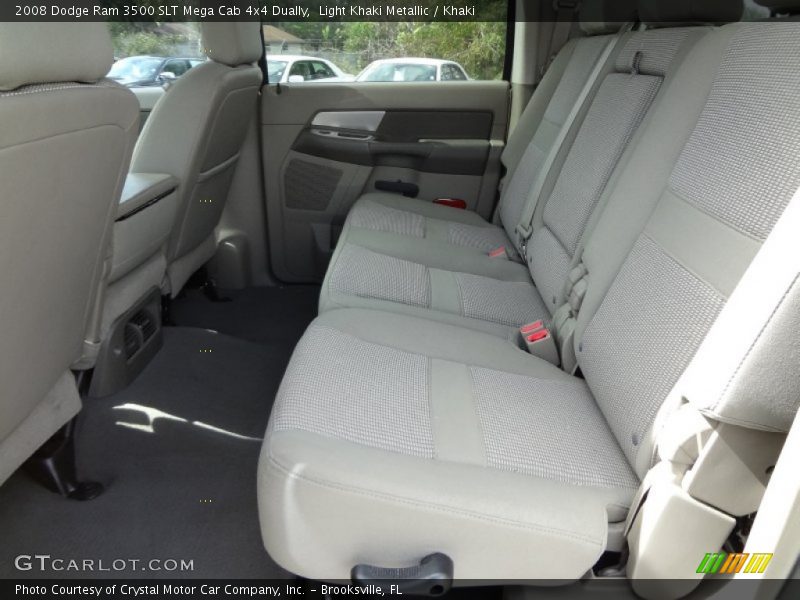Rear Seat of 2008 Ram 3500 SLT Mega Cab 4x4 Dually