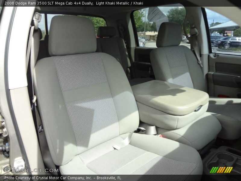 Light Khaki Metallic / Khaki 2008 Dodge Ram 3500 SLT Mega Cab 4x4 Dually
