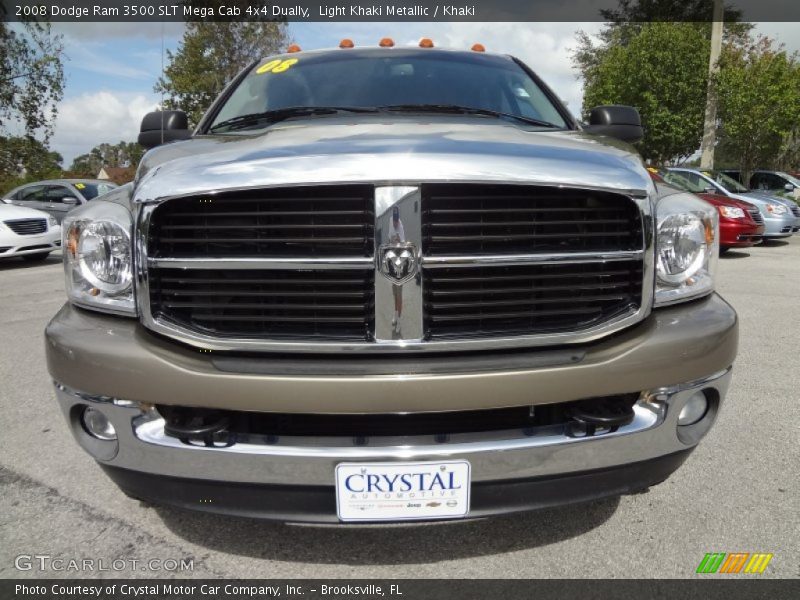 Light Khaki Metallic / Khaki 2008 Dodge Ram 3500 SLT Mega Cab 4x4 Dually