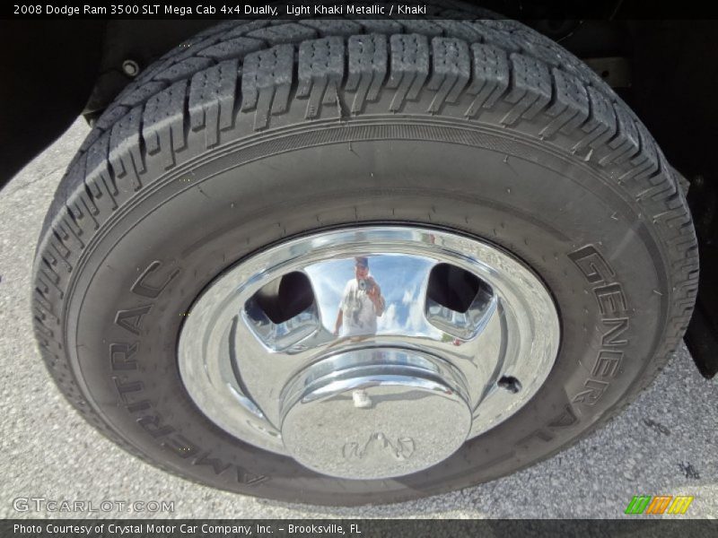 Light Khaki Metallic / Khaki 2008 Dodge Ram 3500 SLT Mega Cab 4x4 Dually