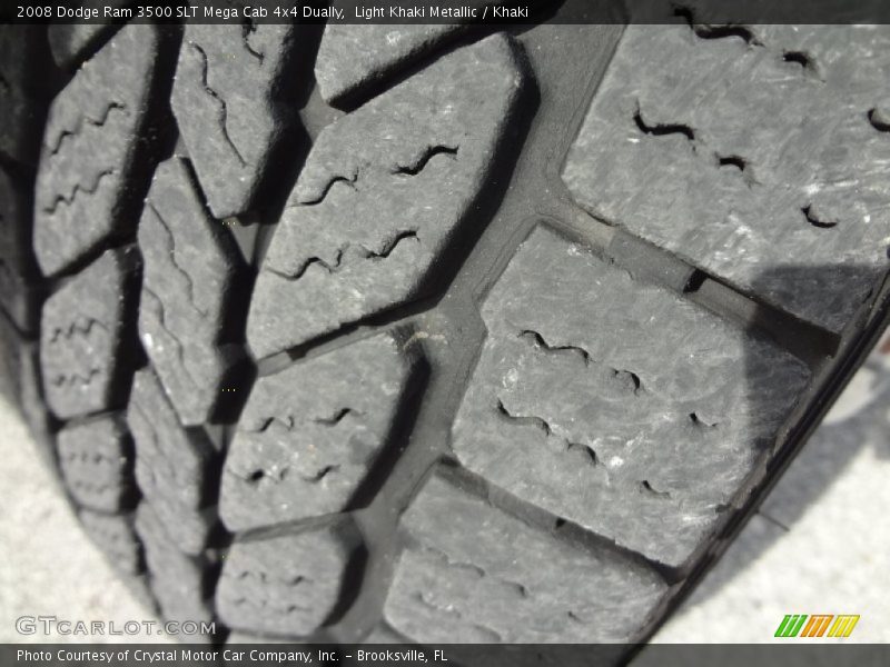 Light Khaki Metallic / Khaki 2008 Dodge Ram 3500 SLT Mega Cab 4x4 Dually