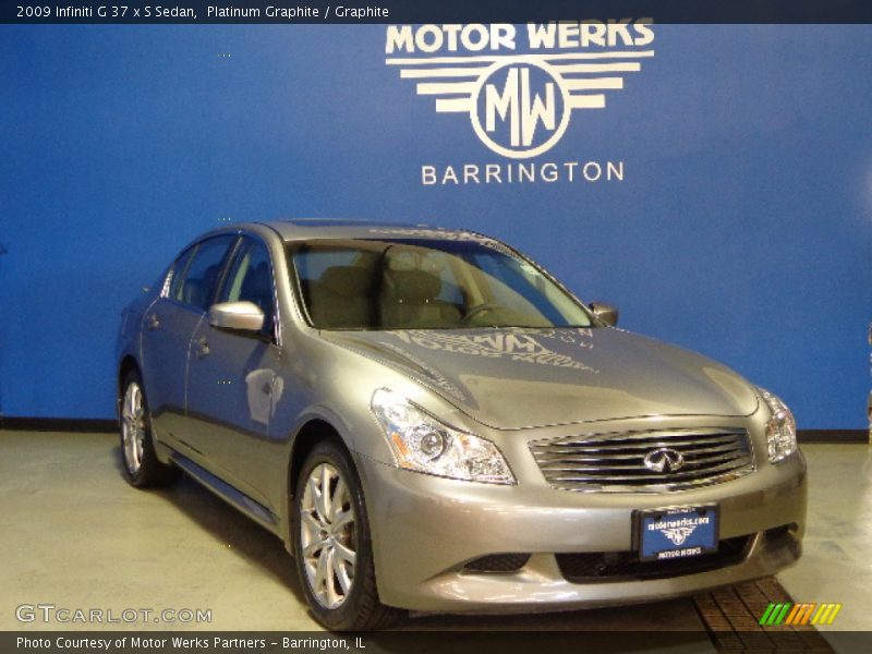 Platinum Graphite / Graphite 2009 Infiniti G 37 x S Sedan