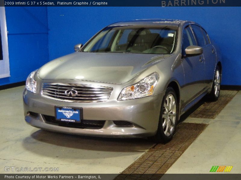 Platinum Graphite / Graphite 2009 Infiniti G 37 x S Sedan