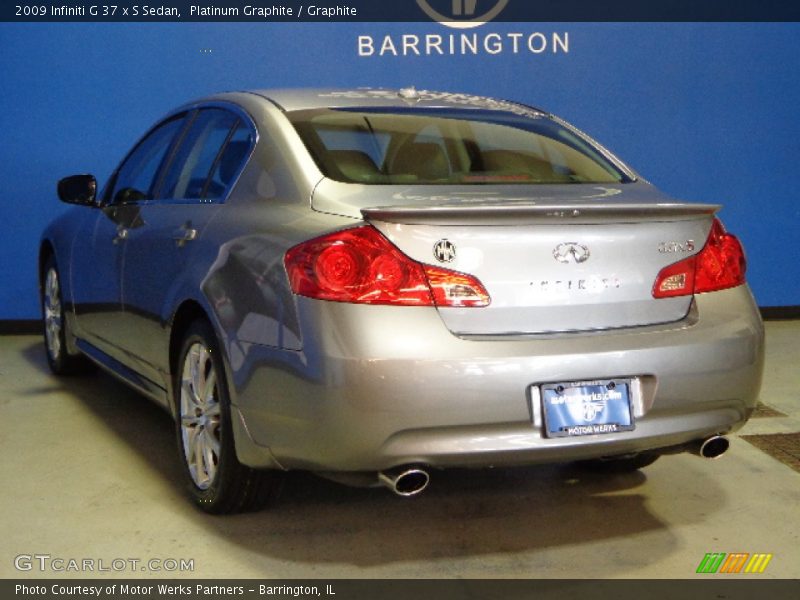 Platinum Graphite / Graphite 2009 Infiniti G 37 x S Sedan