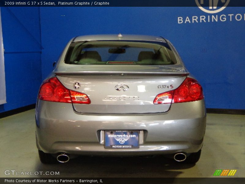Platinum Graphite / Graphite 2009 Infiniti G 37 x S Sedan