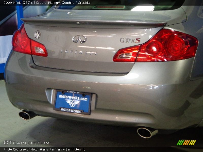 Platinum Graphite / Graphite 2009 Infiniti G 37 x S Sedan