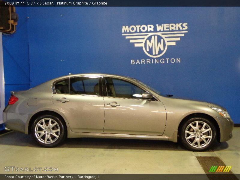 Platinum Graphite / Graphite 2009 Infiniti G 37 x S Sedan