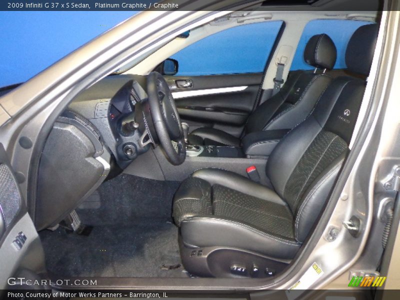Platinum Graphite / Graphite 2009 Infiniti G 37 x S Sedan