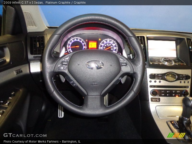 Platinum Graphite / Graphite 2009 Infiniti G 37 x S Sedan