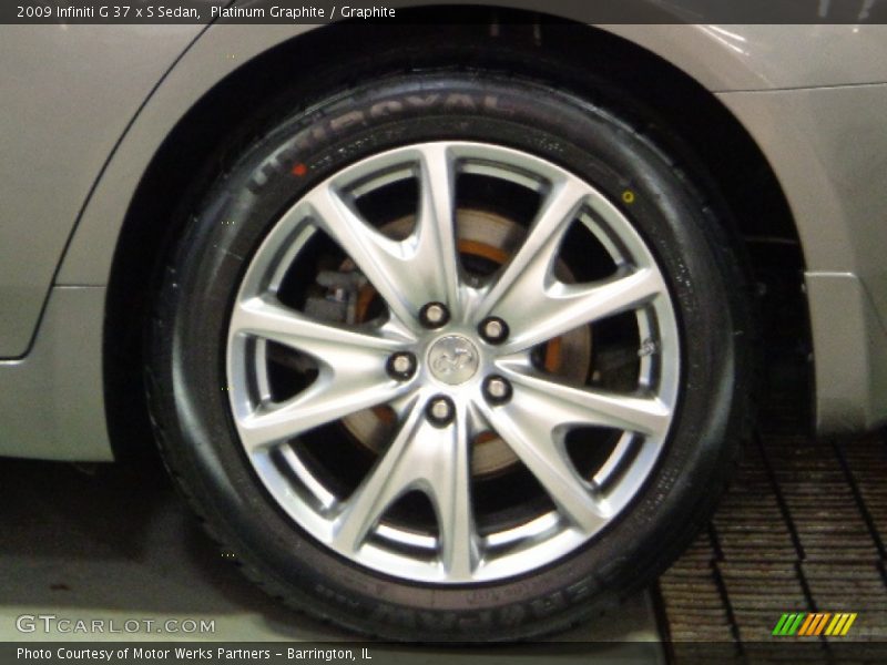 Platinum Graphite / Graphite 2009 Infiniti G 37 x S Sedan