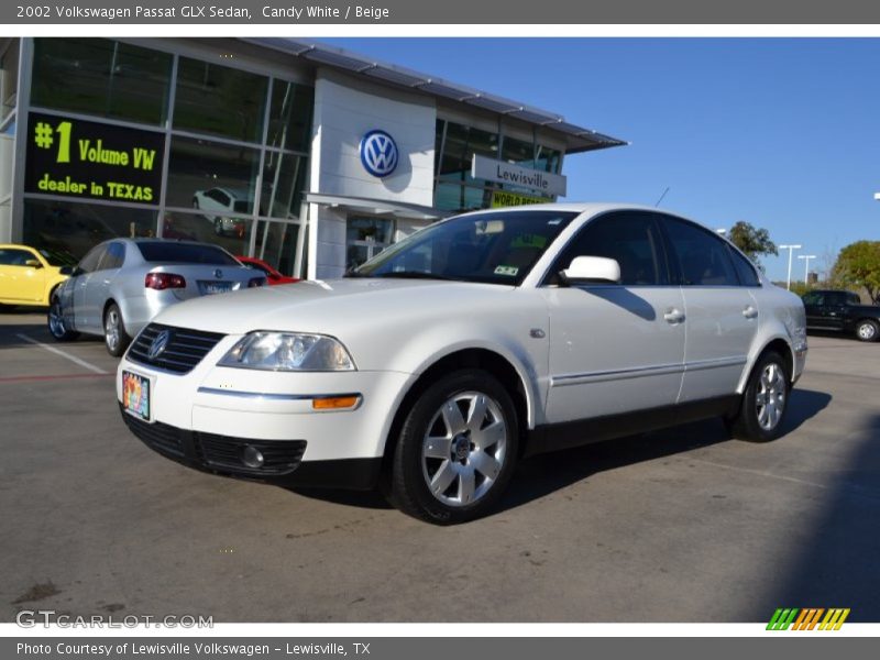 Candy White / Beige 2002 Volkswagen Passat GLX Sedan