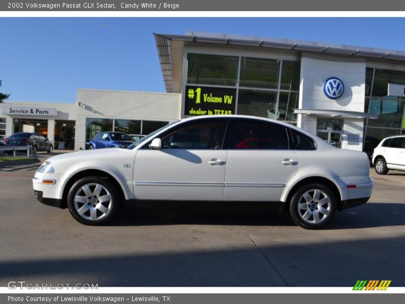 Candy White / Beige 2002 Volkswagen Passat GLX Sedan