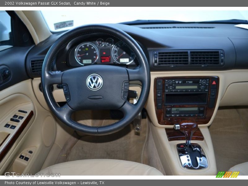 Candy White / Beige 2002 Volkswagen Passat GLX Sedan