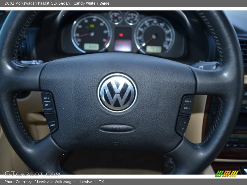 Candy White / Beige 2002 Volkswagen Passat GLX Sedan