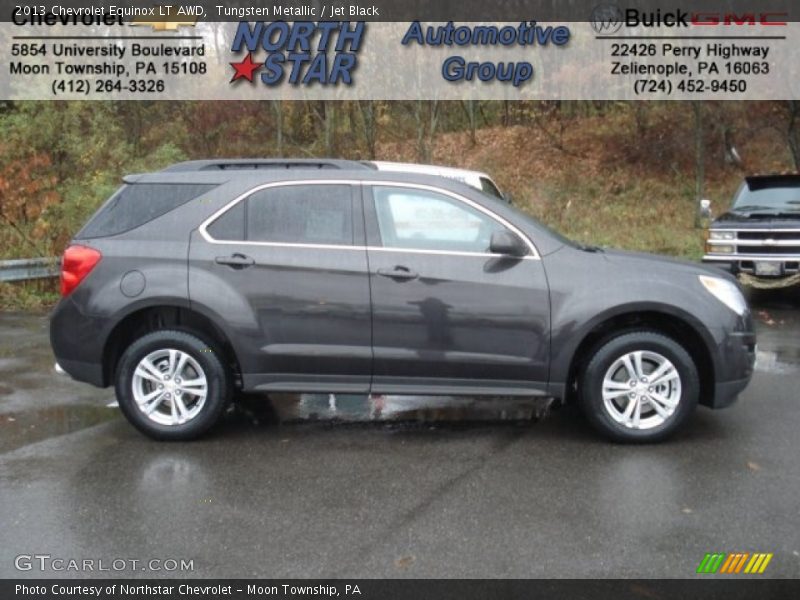 Tungsten Metallic / Jet Black 2013 Chevrolet Equinox LT AWD