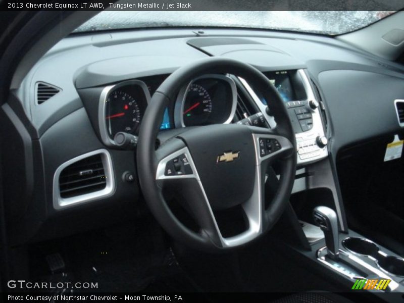Tungsten Metallic / Jet Black 2013 Chevrolet Equinox LT AWD
