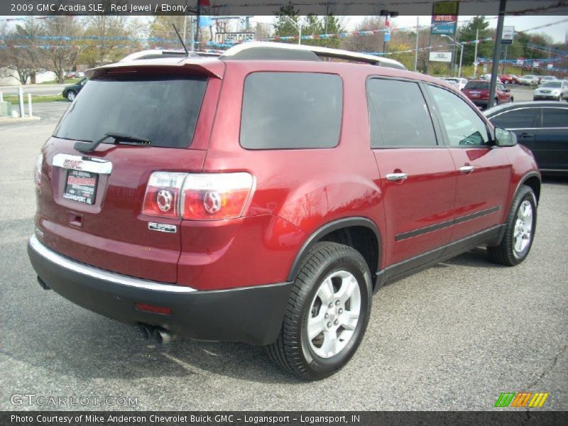 Red Jewel / Ebony 2009 GMC Acadia SLE